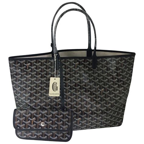 goyard chevron st louis pm black|st louis goyard bags.